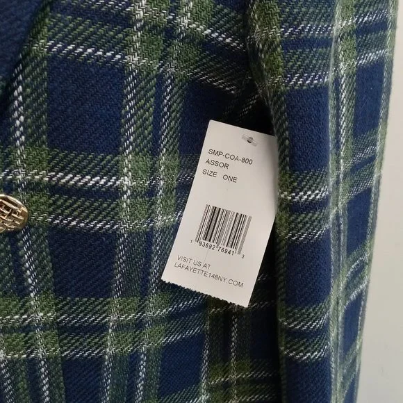 LAFAYETTE 148 NEW YORK Delft Multi Double-Breasted Trenchcoat